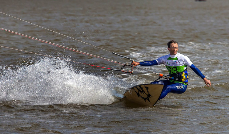 Kite surfing