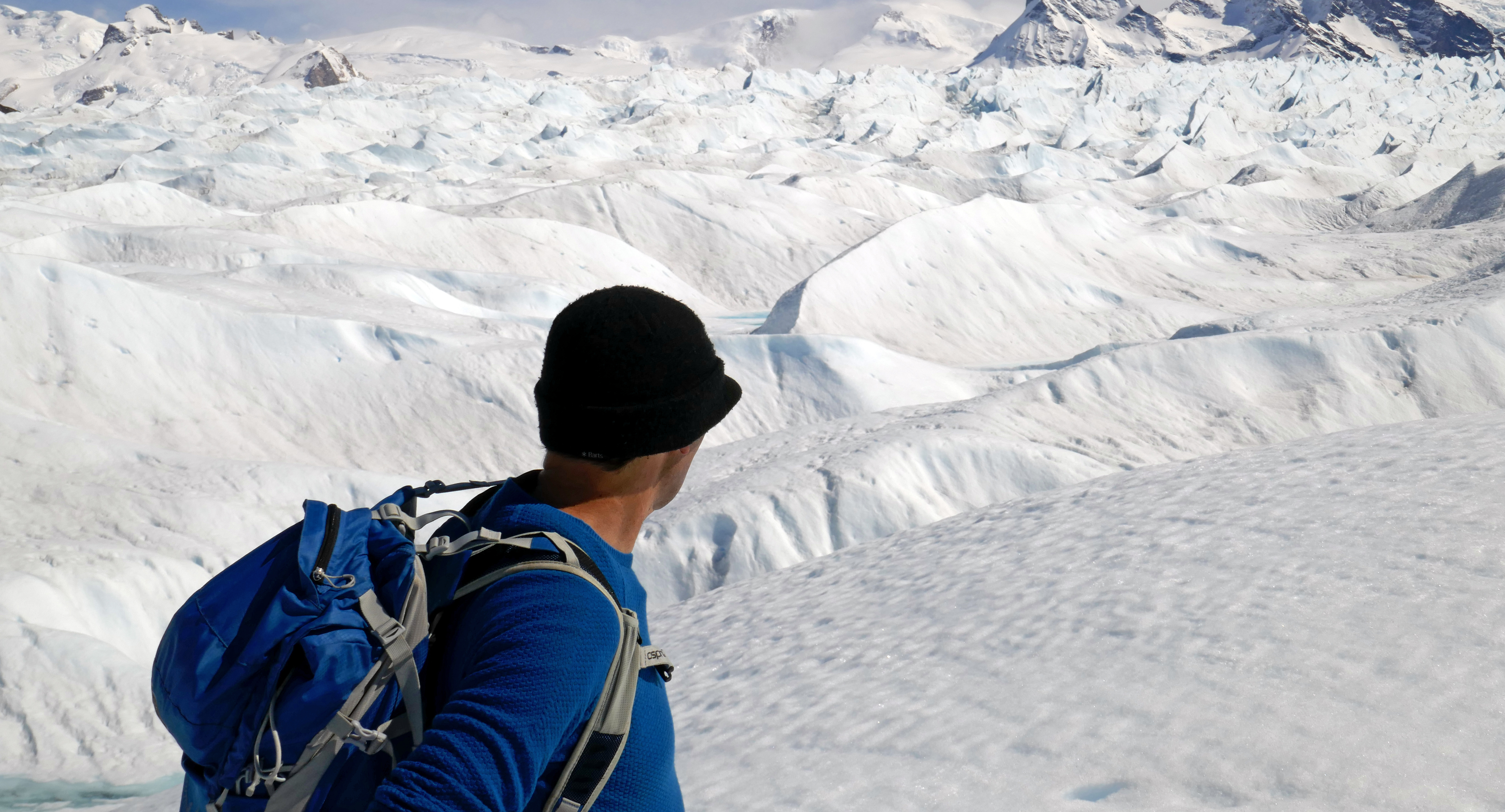 view of glacier